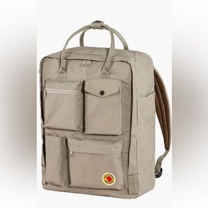 Fjallraven Kanken limited edition backpack. Color: putty.
